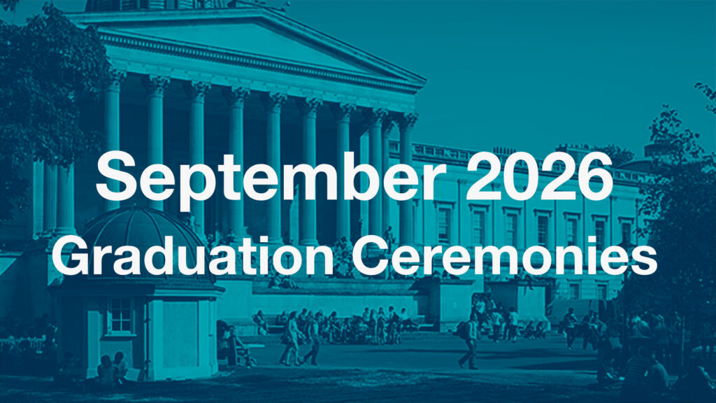 September 2026 Graduation Ceremonies